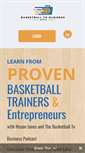 Mobile Screenshot of basketballtobusiness.com